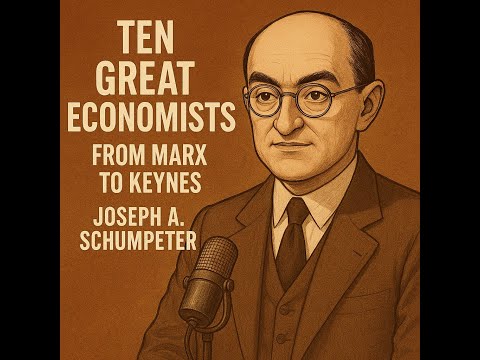 Thumbnail for Series Trailer: Ten Great Economists (From Marx to Keynes) | A Schumpeterian Analysis by Alfred Marshall, Léon Walras, Irving Fisher, Karl Marx, Carl Menger, John Maynard Keynes