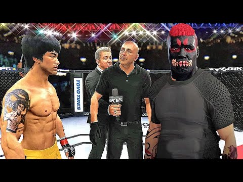 UFC 4 Bruce lee vs. Demon Hell  - Who Wins in This Epic EA Sports UFC 4 Showdown?