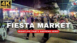 [4K] Where After Work PARTY Happens | Fiesta Market Night Walk Tour | Market! Market! BGC