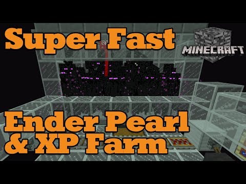Fastest XP and Ender Pearl Farm?? Minecraft Win10, MCPE and BTU 1.2.10
