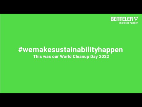 We make it sustainable: This was our World Cleanup Day 2022!