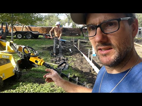 Preparing for a garden wall (Garden Reconstruction Part 2)
