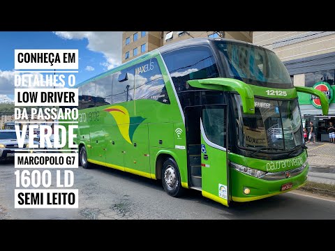 PÁSSARO VERDE 12124 - Conheça em detalhes o G7 1600 LD da Viação Pássaro Verde