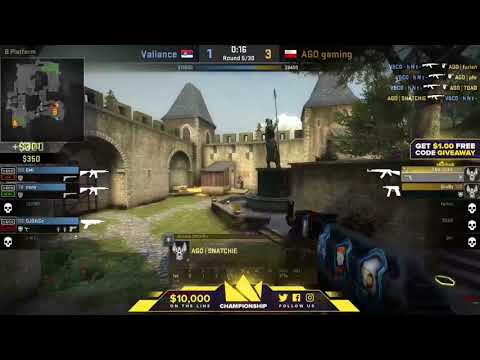 snatchie ACE with 1v3 clutch vs Valiance