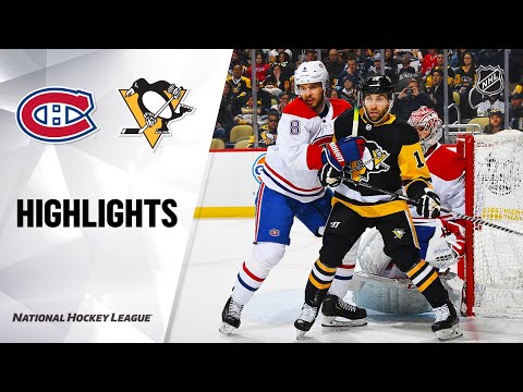 NHL Highlights | Canadiens @ Penguins 2/14/20