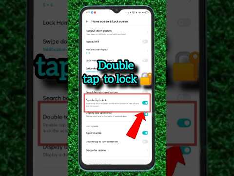 Double Tap Screen On Off | Double Tap Screen Lock🔐 | Double Tap Screen Off#viral #shorts