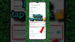 Download lagu Double Tap Screen On Off | Double Tap Screen Lock🔐 | Double Tap Screen Off#viral #shorts mp3