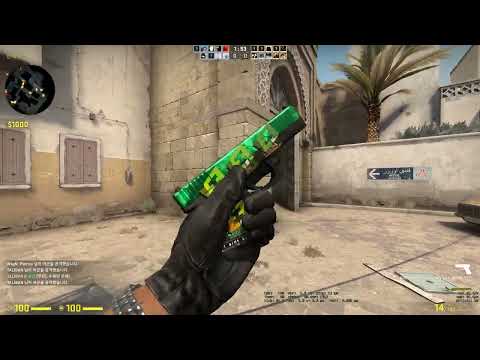 CS:GO Item Glock-18 Emerald with 4 Sickers | Flipsid3 Tactics (HOLO) MLG Columbus 2016