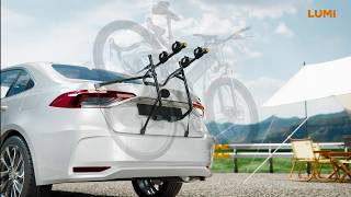 CBR12-21T | Economy Foldable Car Hitch Bike Rack for 2 Bikes | LUMI