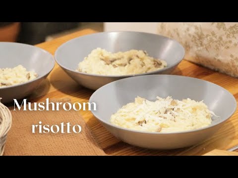 Classic Mushroom Risotto Recipe! Great idea for lunch and dinner anytime!