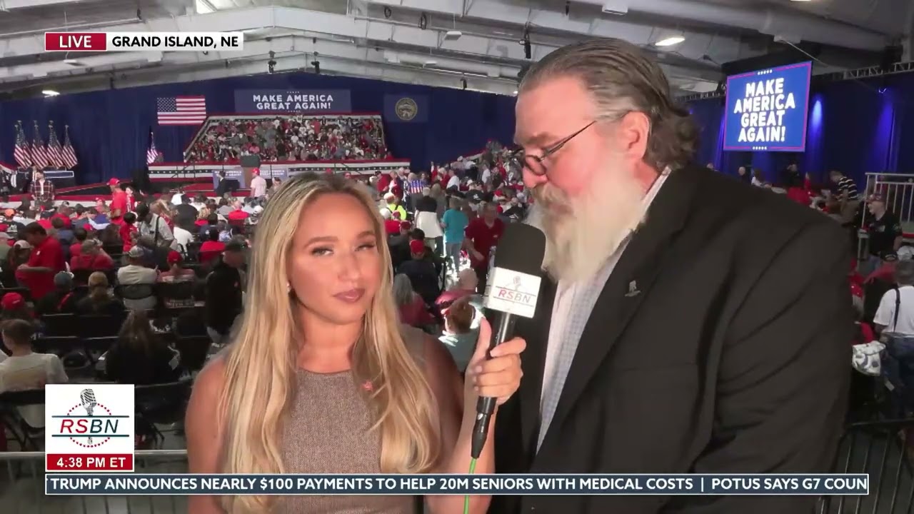 Beard Vet Coffee CEO Sean George Joins RSBN's Toria Brooke at Nebraska Rally - 10/05/26