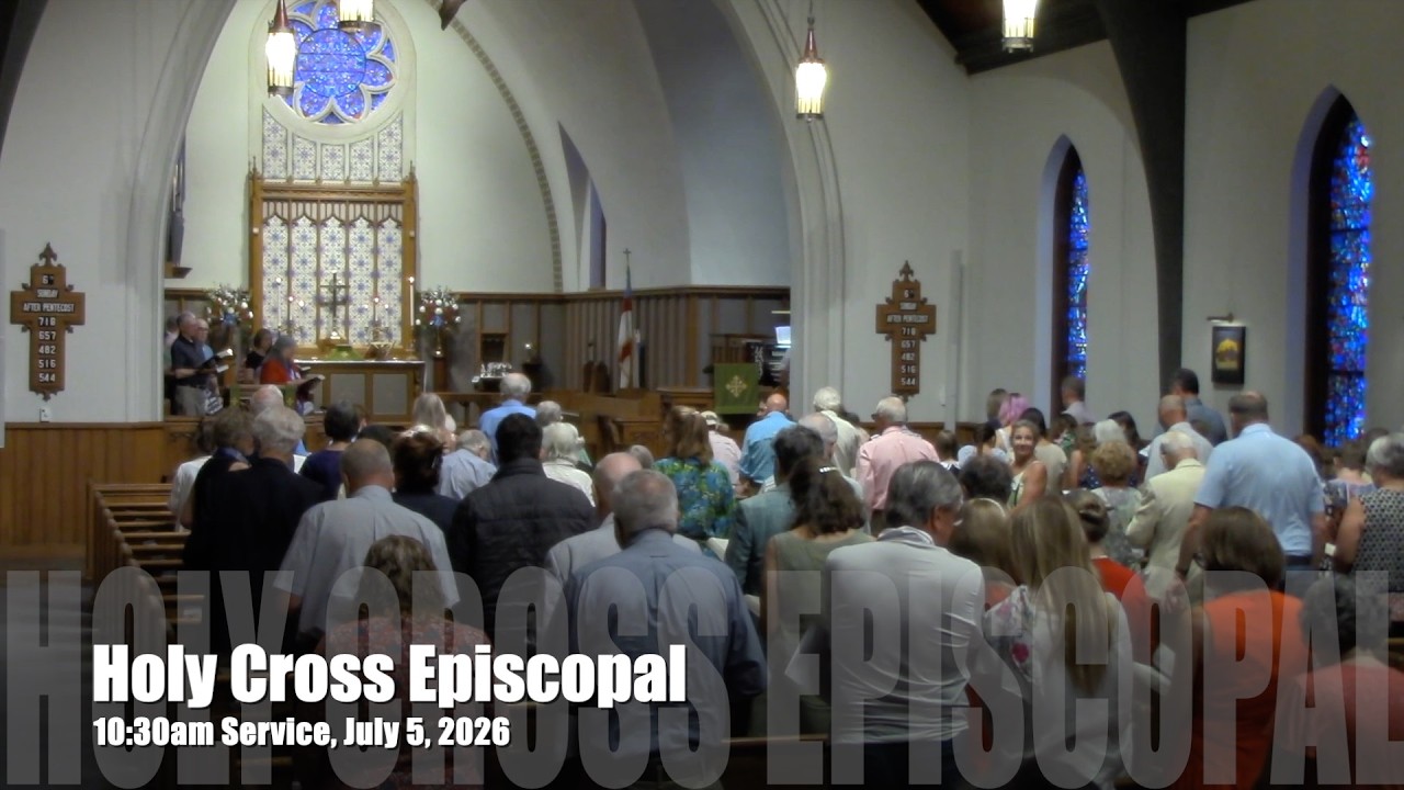 10:30am Service, July 5, 2026 at Holy Cross Episcopal Church, Tryon, NC