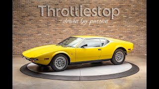 Video Thumbnail for 1971 De Tomaso Pantera