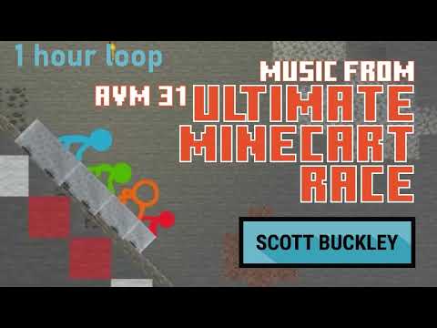 Ultimate Minecart Race soundtrack 1 hour loop Alan Becker's animation soundtrack