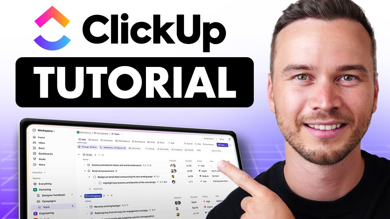 Tutoriel ClickUp - Comment utiliser ClickUp pour les débutants