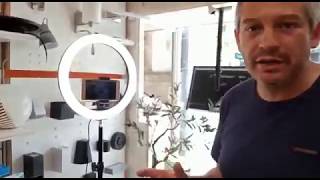 LÂMPADA LED 36W C/ TRIPÉ PARA YOUTUBER