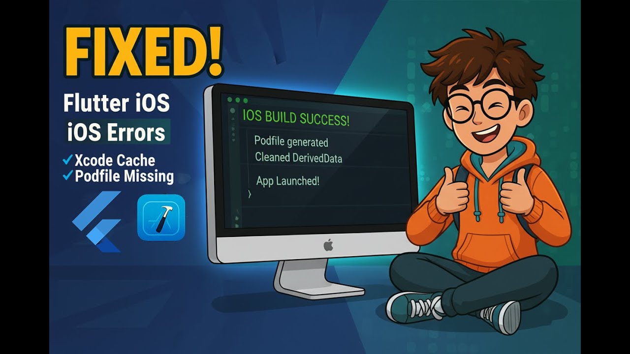 FIXED! 🛠️ Flutter iOS Build Fails on Mac (Podfile/DerivedData/Xcode Errors)
