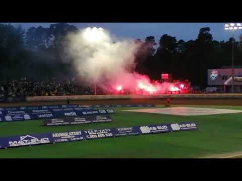 Oprawa meczu GKM Grudziądz - Apator Toruń (Derby 44-46)