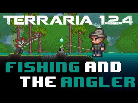 Terraria 1.2.4 - Fishing and the Angler - Tropical Barracuda