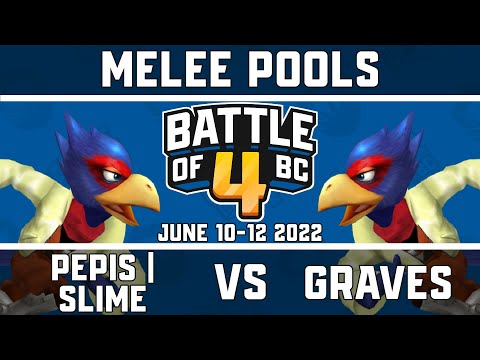 PEPIS | Slime vs Pbag's Friend | Graves - Melee Singles Pools - Battle of BC 4