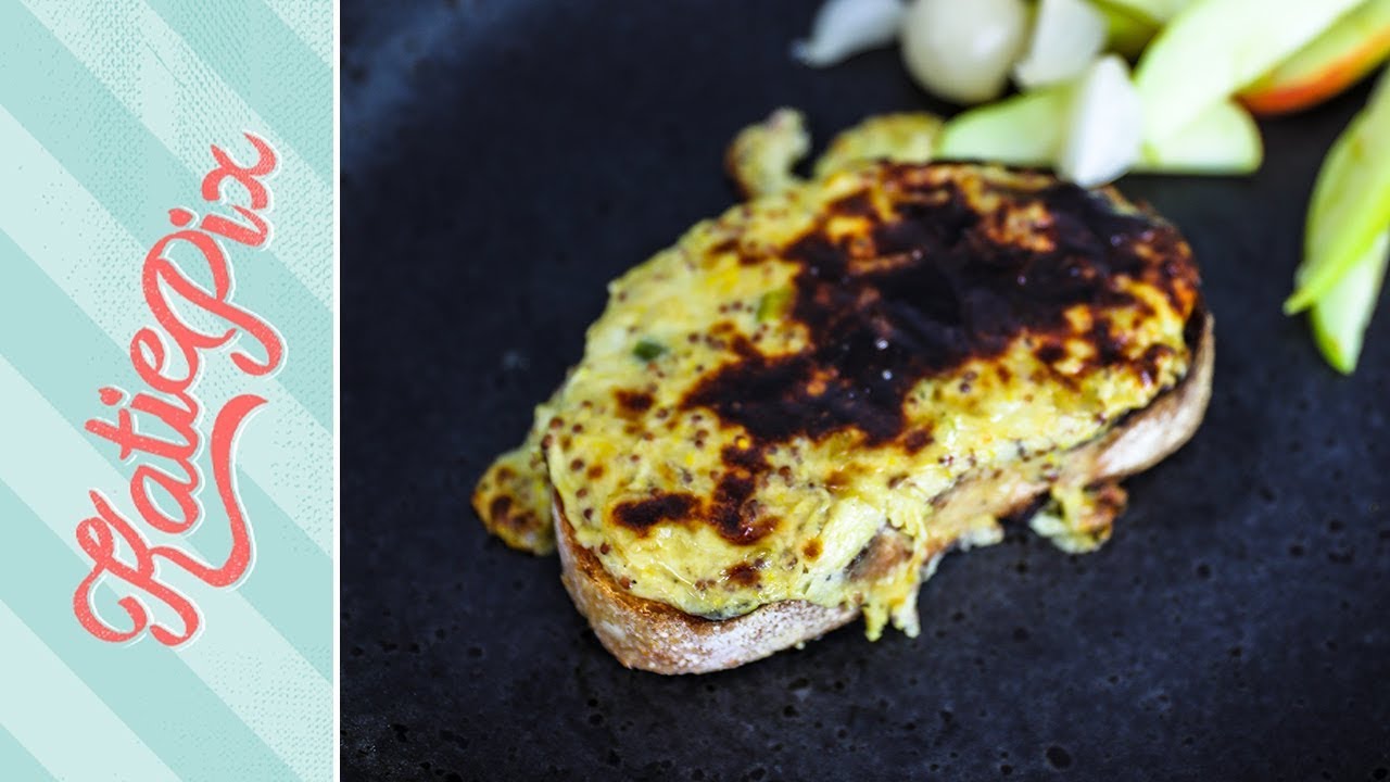 Quick & Easy Welsh Rarebit (Cheese On Toast) Recipe | #StDavidsDay | Katie Pix