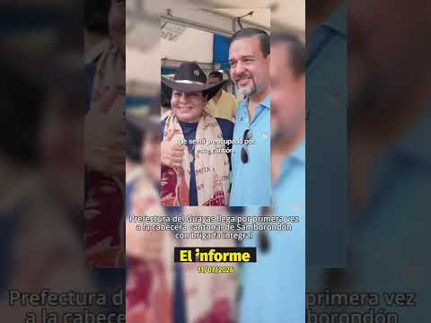 La Prefectura del Guayas hizo historia al llegar por primera vez a la cabecera cantonal de Samborond