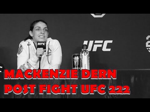 Mackenzie Dern Post-Fight Press Conference l UFC 222