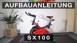 SPORTSTECH SX100 Speedbike - Aufbauanleitung//construction/structure/estructura/struttura