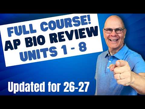 AP Biology Full Course Review (All 8 Units)|Everything You Need to CRUSH the AP BIO Exam!