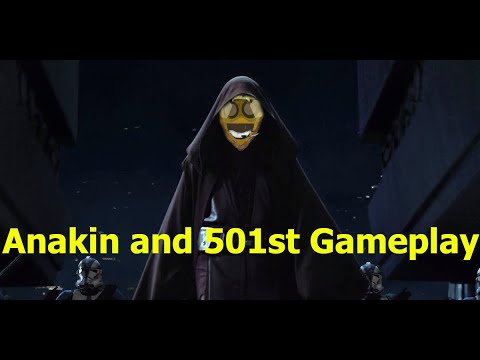 Anakin and 501st legion Gameplay / Star Wars: Battlefront II mod Gameplay
