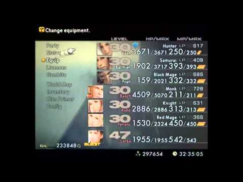 FFXII IZJS Perfect Game Durandal Earliest