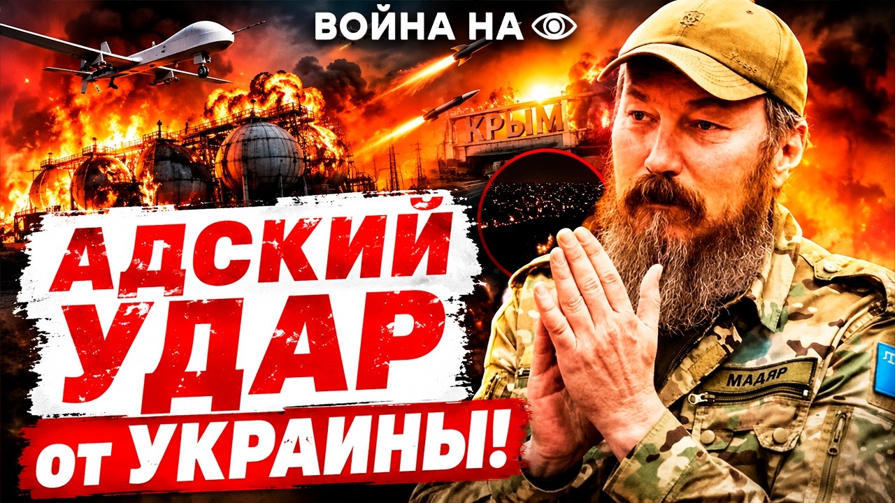 РОССИЯ В ОГНЕ: ГАЗОВЫЙ ТЕРМИНАЛ ГОРИТ, ЗЕМЛЯ ДРОЖИТ! КРЫМ БЕЗ СВЕТА! ВСУ НАСТУ