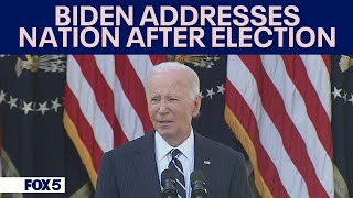 FULL SPEECH: Biden addresses nation after Trump defeats Harris