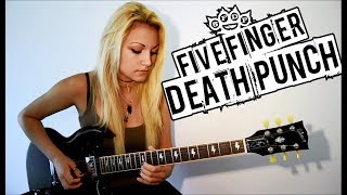 FIVE FINGER DEATH PUNCH - The Agony of Regret (guitar cover)