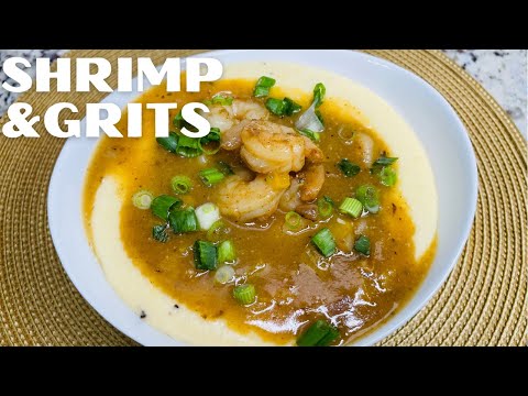 Shrimp and Grits | Southern Style Shrimp and Grits | Creamy Shrimp and Grits | Soul Food Recipe