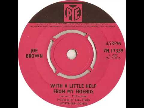 UK New Entry 1967 (163) Joe Brown - With A Little Help From My Friends