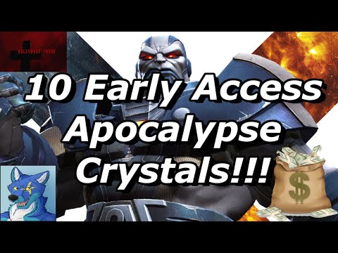 SavageWolf Opens 4x 5 Stars, 10 Apocalypse Featured Crystals - Marvel Contest of Champions
