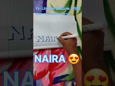 Naira name shadow comment your name