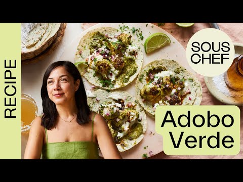 Adobo Verde Roasted Cauliflower Tacos Recipe with Susy Villasuso