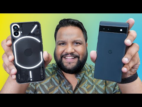 Pixel 6a vs Nothing Phone 1 Comparison Test Review - The Stock Android War!