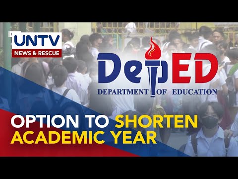 DepEd proposes to cut short SY 2024-2025amid temperature woes