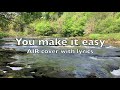 You Make It Easy (AIR cover with lyrics)
