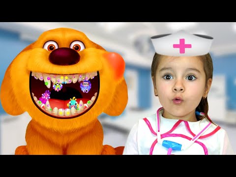 Полная История для детей как Арина попала в игру Furry Pet Hospital | Арина как доктор лечит друзей