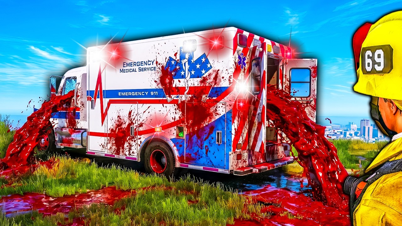 Finding ABANDONED Ambulance Filled with BLOOD in GTA 5!