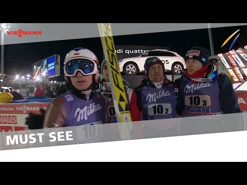 2nd place for Poland in Team Large Hill - Lahti - Ski Jumping - 2017/18