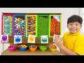 Jugar Con Las Máquinas Expendedoras De Dulces Con Eric Wendy Y Maddie