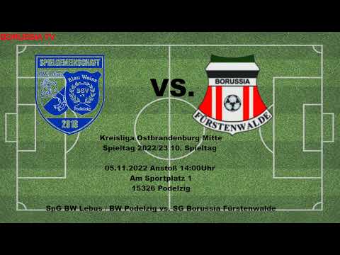 Ostbrandenburg Kreisliga Mitte Saison 2022/2023 SpG BWLebus/BW Podelzig 3:1 SG Borussia Fürstenwalde