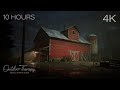 Rural Rain & Rolling Thunder |  Relaxing Thunderstorm Ambience to Help You Relax & Sleep | 10 HOURS