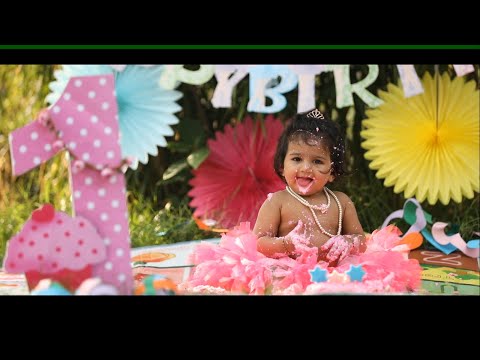 Cake Smash of Prutha = Revati + Prasad