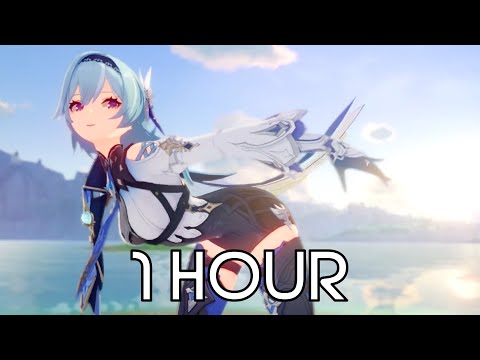 Eula Theme Music 1 HOUR - Flickering Candlelight (tnbee mix) | Genshin Impact